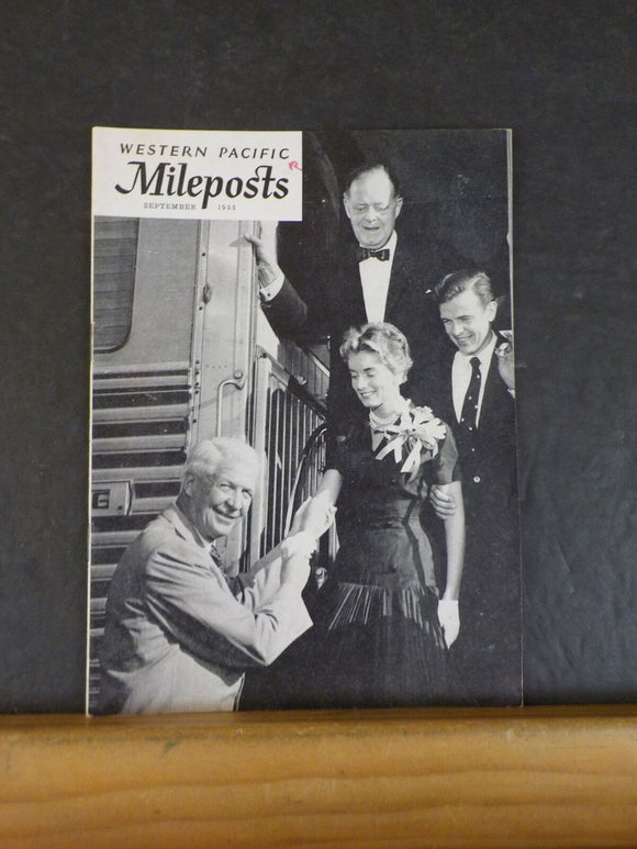 Western Pacific Mileposts 1955 September Vol VII #2 Milepost #74