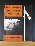 Locomotive Engineers Journal 1940 September Employee Magazine Built For War Use