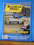 Railroad Model Craftsman Magazine 1991 April Diesels Modeling ideas SD50 plans