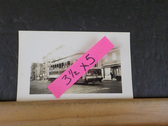 Photo Third Avenue Ry Sys car #829 L-St. Ann 2.5X4.5 Black & White