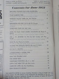 Railroad Model Craftsman Magazine 1951 June RMC