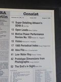 NMRA Bulletin 1986 August Super Detailing Athearn's SD40-2  INDEX
