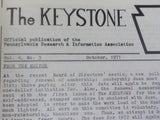 Keystone PRR T&HS Magazine 1971 March thru December 4 Combined Issues