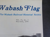 Wabash Flag Vol 2 #3 May June 1979 Jersey Line pt 2 w map Photos