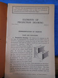 ICS Elements of Projection Drawing #2924-2 Edition 1 1935.   International Corre