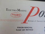 EMD Pointers 1962 November 5 Pinion removal float off method
