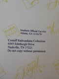 Photo Southern Railroad Officials Car #10 8 X 11 Color Atlanta GA 1970