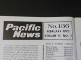 Pacific News #136 Feb 1973 Pacific Rail News LIM Expee Alco RSD15 trio