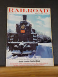 Railroad Magazine 1962 December V74#1 Seven Cars Painted Black Locomotives on Pa