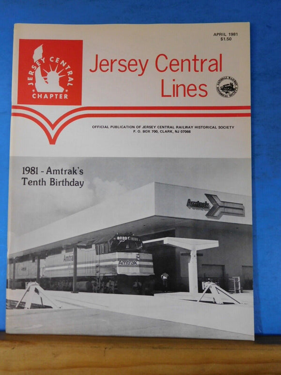 Jersey Central Line NRHS 1981 April Amtraks Birthday