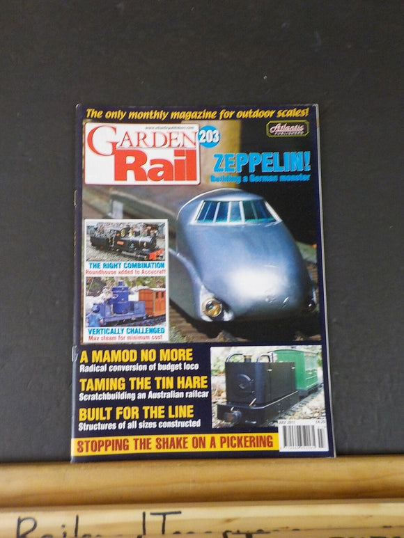 Garden Rail #203 Zeppelin Building a German Monster Zeppelin Structures of all s