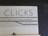 Wheel Clicks 1979 July Pacific Railroad Society Private Cars Major Attraction on