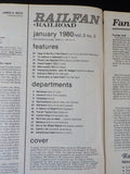Railfan & Railroad Magazine 1980 January Steam Action Saga of the St J pt 1