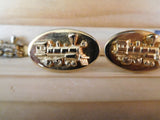 Jewelry Train Cuff links Railroad cufflinks Steam locomotive