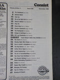 NMRA Bulletin 1982 December Bridges & Buildings Coffee Stirrer Signs