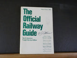 Official Railway Guide 1976 March April North American Freight Service
