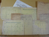 Philadelphia & Reading Railway Company Lot of Forms #4270 #379 #5 etc. 1903