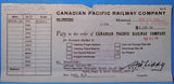 Check Canadian Pacific Railway Company Check 1959 Feb 16 to Lehigh Valley