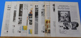 Ads Southern Pacific Railroad Lot #6 Advertisements from various magazines (10)