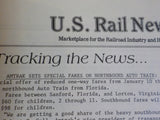 US Rail News 1984 March Our 1st Year Marketplace for the Railroad Industry & Hob