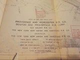 Map NYNH&H Boston &  Providence maps Lot of 4 1915 Damage