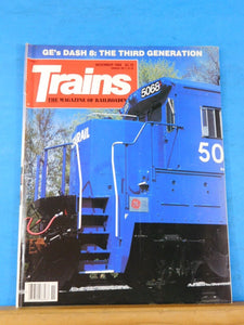 Trains Magazine 1988 November GE Dash 8 - 3rd generation