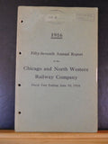 Chicago and North Western Railway Company Annual Report 1916 June 30