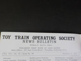 TTOS Bulletin Vol 7 #12 1972 December Toy Train Operating Society Ives Trains