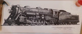 Print Southern Cresent Limited Locomotive #1393 PS-4 4-6-2 Rolled