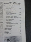 Railway Modeller 1981 May V32 #367 DMU Conversion Tamerig Central Signals