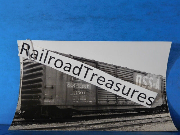 Photo Soo Line Box Car #15501 8x5 B&W DSS&A