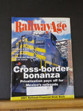 Railway Age 2000 October Cross border bonanza Privatization Mexico Railroads