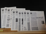 News from the National Association of Railroad Passengers 1988 COMPLETE YEAR Lot
