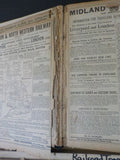Official Railway Guide March 1896    Travelers   DAMAGED