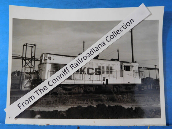 Photo Kansas City Southern Locomotive #45 KCS 8X10 B&W