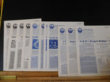 News from the National Association of Railroad Passengers 1986 COMPLETE YEAR Lot