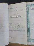Certificates of Stock 1-200 A&N RR Alliance and Northern Railroad Company