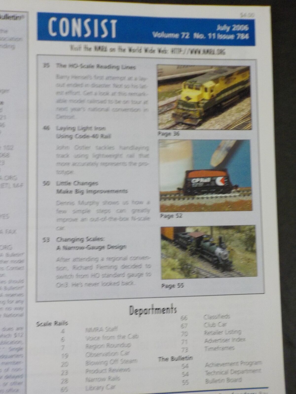 Scale Rails NMRA 2006 July Special Pull-Out Train Show Guide ...