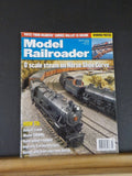 Model Railroader Magazine 2000 March Ballast track Model SD60Ms Build spline roa