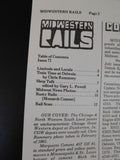 Midwestern Rails 1981 August Vol.7 No.8 Issue 71 Monarch Oelwein