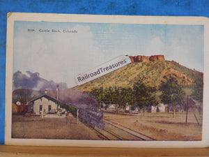Postcard Castle Rock, Colorado Card # 5954