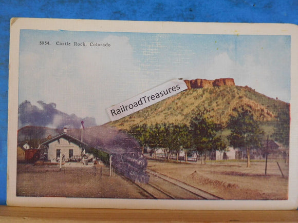 Postcard Castle Rock, Colorado Card # 5954