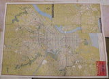 Map PTC Street and & Transit Map of Philadelphia #14 1954 New Enlarged Version