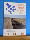 American Railway Engineering Association Bulletin 722 October 1989 Vol 90 AREA