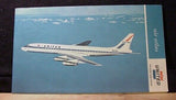MAP United Air Lines Air Atlas Map 1964 April