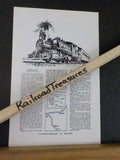 Western Railroader #442 1977 Amtrak Transcontinental steam.  8 pages.