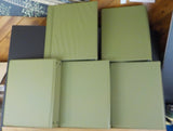 Railfan Magazine Binders Lot of 5  Green