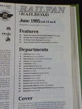Railfan & Railroad Magazine Bound Volume 14  January - December 1995 Green