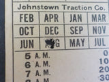 Johnston Traction Co. Ticket Book And Single Ticket