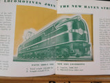 New Haven Railroad Electric Locomotive Parade 1888-1938 Brochure Ad